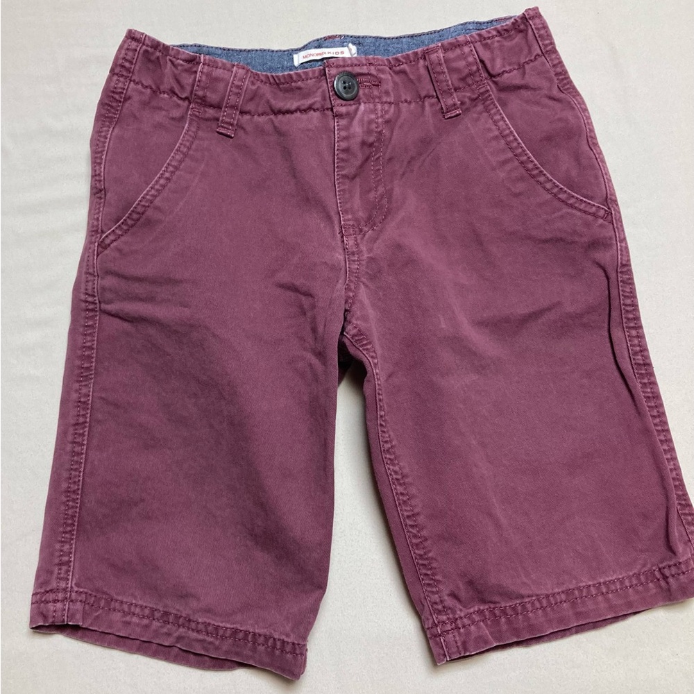 🆕 Bermuda Shorts Boy’s 10 Preppy Summer Flat Front Chino CLassic Beach Monoprix